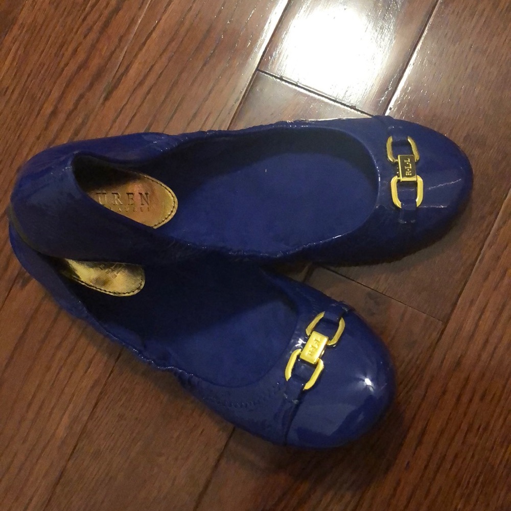 Ralph Lauren Blue Ballerina Flats